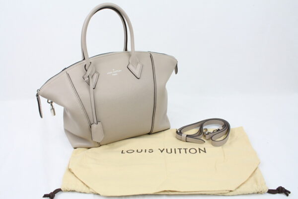 imgrc0071118406 Louis Vuitton Lockit PM 2WAY Bag Leather Beige