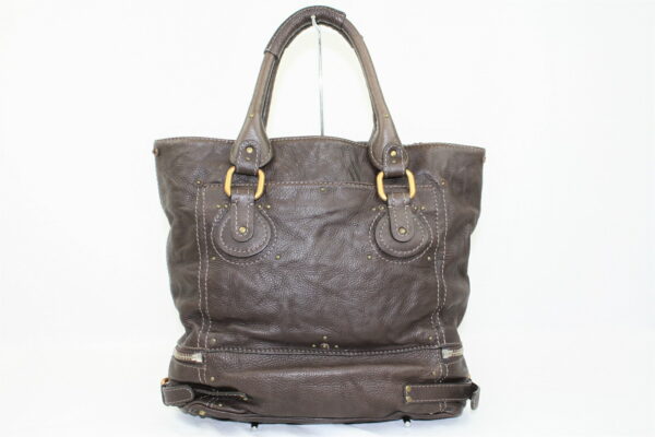 imgrc0071119515 Chloe Paddington Tote Bag Calfskin Leather Brown