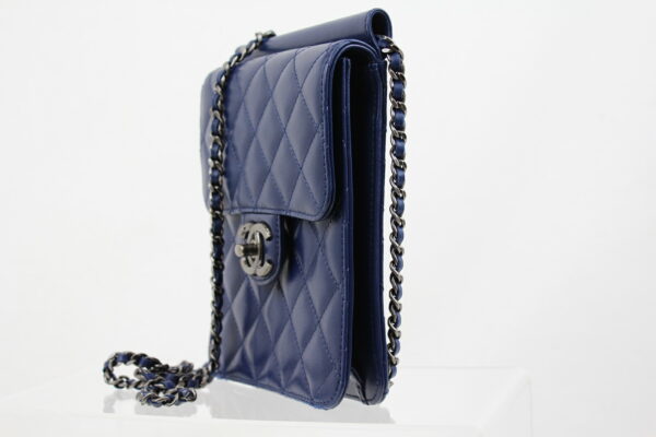 imgrc0071249715 Chanel Matelasse Lambskin Chain Shoulder Bag Blue Blue