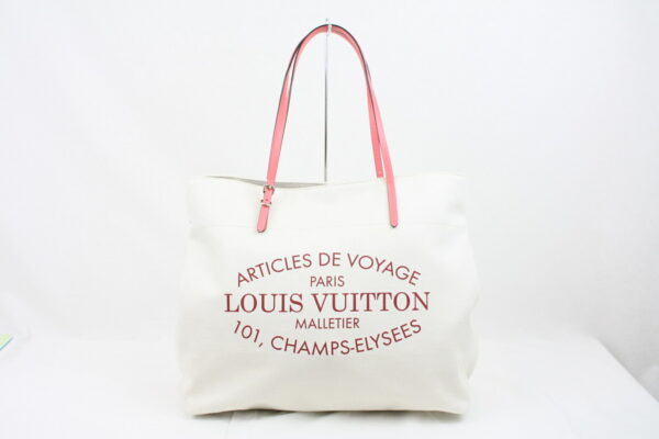 imgrc0071268845 Louis Vuitton Canvas Leather Gaba GM Bag Pink Ivory