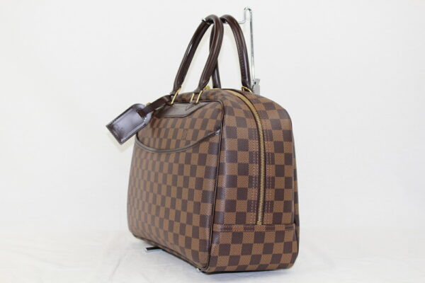 imgrc0071379084 Louis Vuitton Deauville Handbag Damier Canvas Ebene