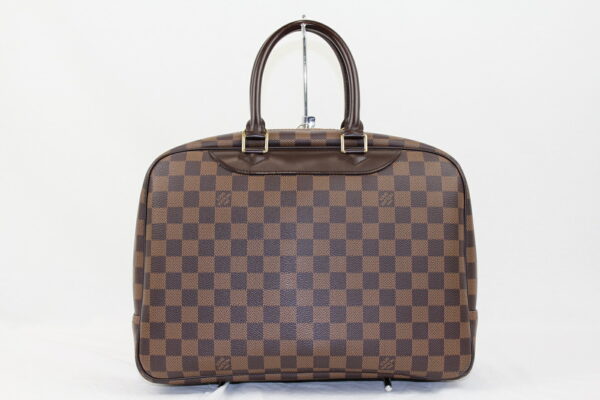 imgrc0071379085 Louis Vuitton Deauville Handbag Damier Canvas Ebene