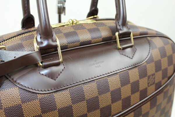 imgrc0071379088 Louis Vuitton Deauville Handbag Damier Canvas Ebene