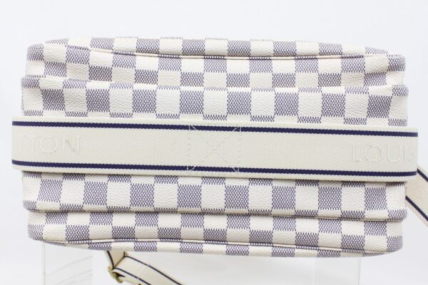 imgrc0071498192 Louis Vuitton Naviglio Shoulder Bag Damier Azur White