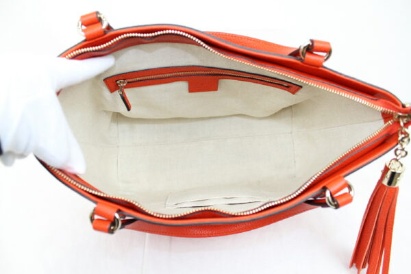 imgrc0071513417 Gucci Soho 2WAY Handbag Leather Orange