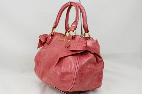 imgrc0071868208 Miu Miu 2WAY Hand Shoulder Bag Leather Pink