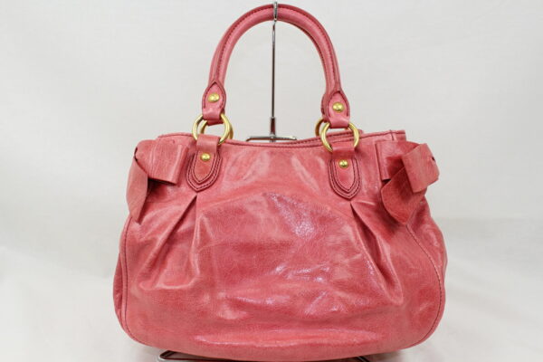 imgrc0071868209 Miu Miu 2WAY Hand Shoulder Bag Leather Pink