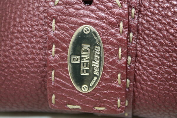 imgrc0071912906 Fendi Selleria Handbag Leather Wine Red