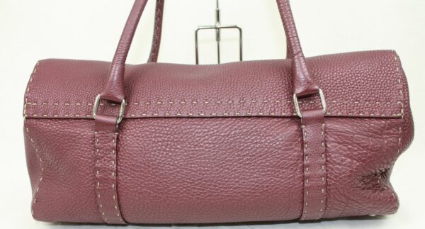 imgrc0071912907 Fendi Selleria Handbag Leather Wine Red