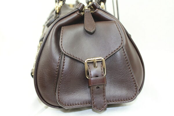 imgrc0071943248 Celine Mini Leather Shoulder Bag Brown