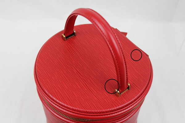 imgrc0072033709 Louis Vuitton Cannes Vanity Bag Epi Castilian Red