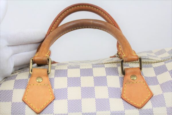 imgrc0072041015 Louis Vuitton Speedy 35 Mini Bag Damier Azur