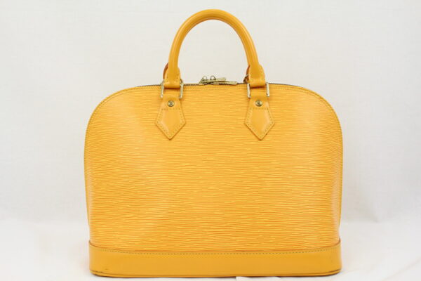 imgrc0072071416 Louis Vuitton Alma Handbag Epi Leather Yellow