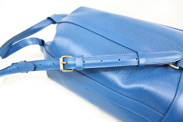 imgrc0072116121 Louis Vuitton Randonnée PM Shoulder Bag Epi Leather Toledo Blue