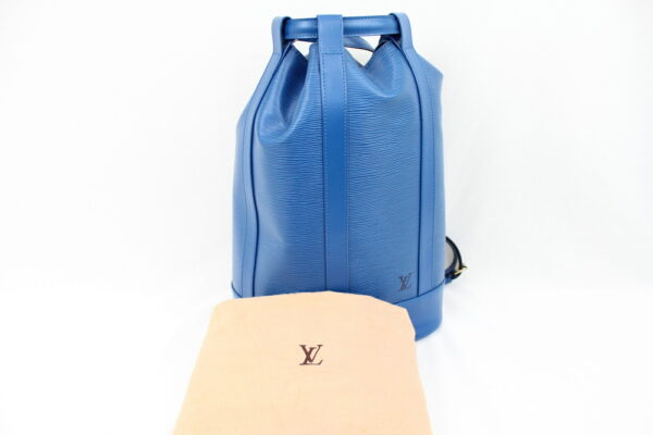 imgrc0072116124 Louis Vuitton Randonnée PM Shoulder Bag Epi Leather Toledo Blue