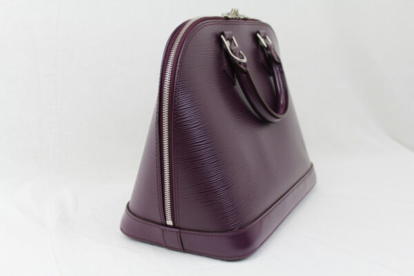 imgrc0072310686 Louis Vuitton Alma Handbag Epi Leather Cassis Purple