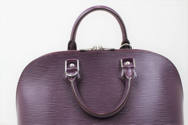 imgrc0072310689 Louis Vuitton Alma Handbag Epi Leather Cassis Purple