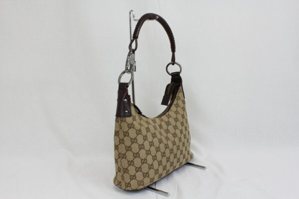 imgrc0072476100 Gucci GG Campus Shoulder Bag Canvas Brown Beige