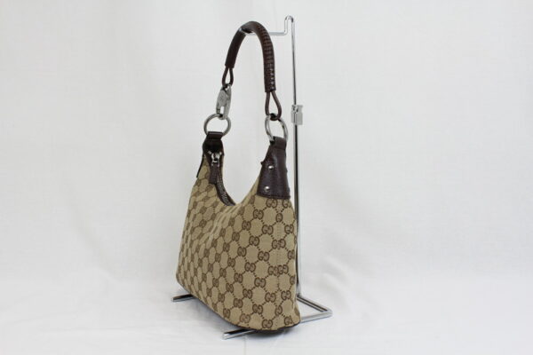 imgrc0072476101 Gucci GG Campus Shoulder Bag Canvas Brown Beige