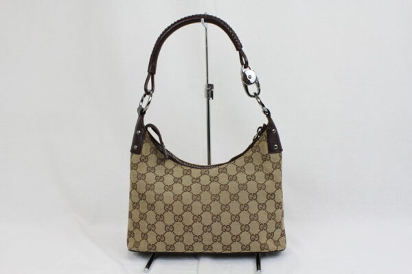 imgrc0072476102 Gucci GG Campus Shoulder Bag Canvas Brown Beige