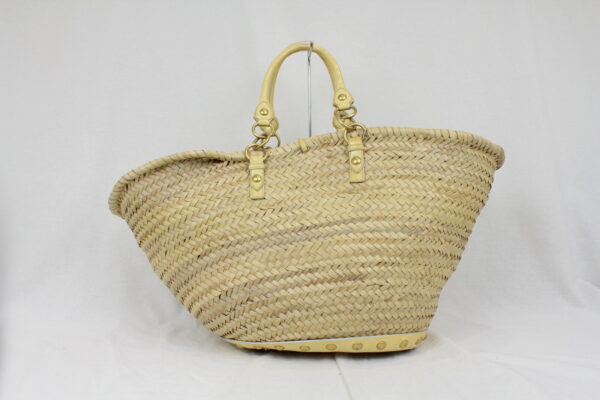 imgrc0072533833 Miu Miu Straw Tote Basket Bag Leather Yellow