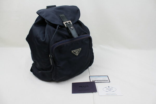 imgrc0072559110 Prada Nylon Backpack Navy