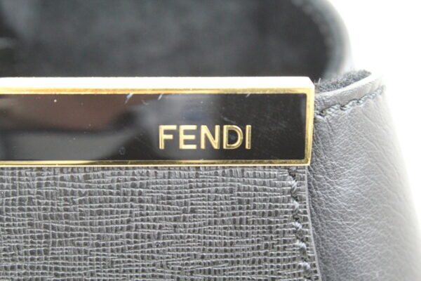 imgrc0072621735 Fendi Toujours Large Handbag Calf Leather Suede Black