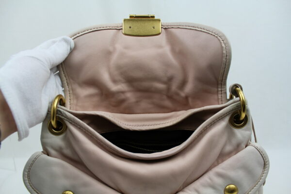 imgrc0072731783 Miu Miu 2WAY Shoulder Bag Leather Beige