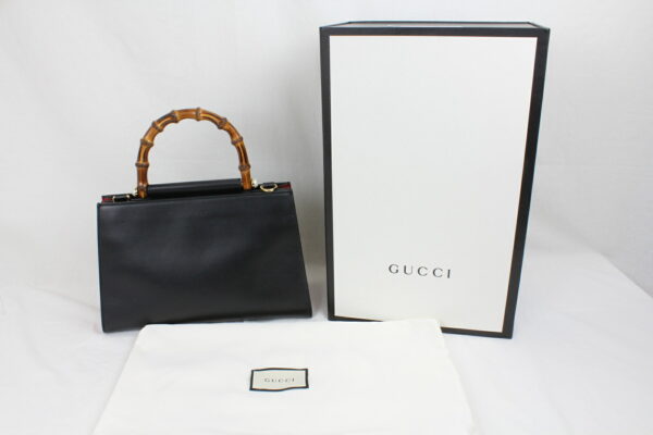 imgrc0072892850 Gucci Bamboo 2WAY Bag Red Black