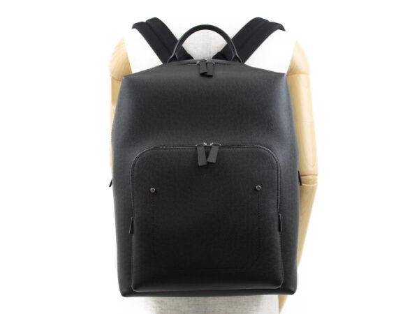 imgrc0073039627 Louis Vuitton Grigori Backpack Taiga Leather Canvas Black