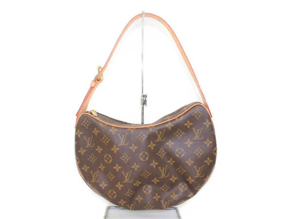 imgrc0073050241 Louis Vuitton Croissant MM Shoulder Bag Monogram Brown