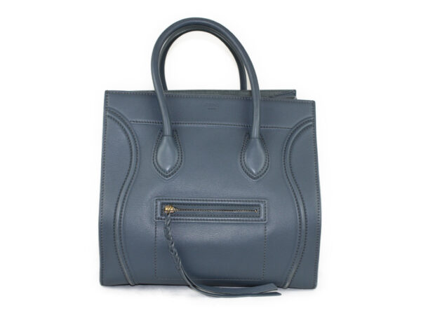 imgrc0073067961 Celine Luggage Medium Shopper Handbag Slate Blue