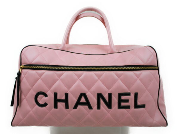 imgrc0073067966 Chanel Travel Bag Pink Peach Black