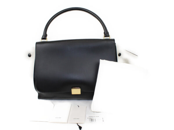 imgrc0073069159 Celine Trapeze Handbag Black Beige