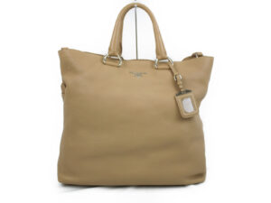 imgrc0073095659 Prada 2WAY Tote Bag Beige Brown