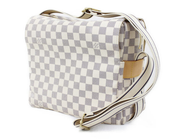 imgrc0073097607 Louis Vuitton Naviglio Shoulder Bag Damier Azur White