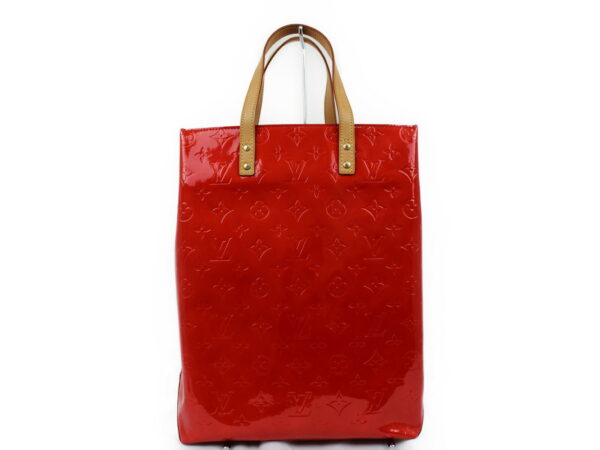 imgrc0073097637 Louis Vuitton Reed MM Handbag Monogram Vernis Rouge