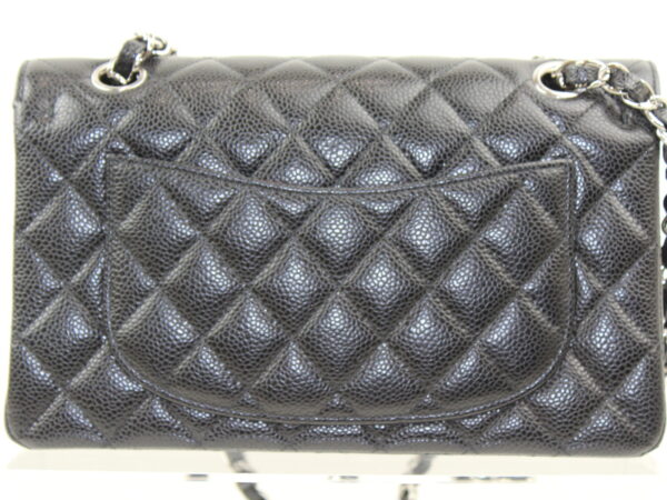 imgrc0073143381 Chanel W Chain Matelasse Caviar Skin Shoulder Bag Black