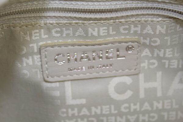 imgrc0073146196 Chanel Python Chain Shoulder Bag Beige