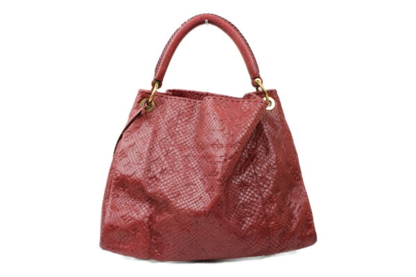 imgrc0073162167 Louis Vuitton Artsy MM Tote Bag Monogram Python Red