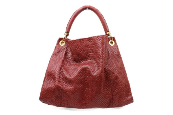 imgrc0073162170 Louis Vuitton Artsy MM Tote Bag Monogram Python Red