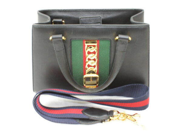 imgrc0073168646 Gucci Sylvie 2WAY Bag Red Green Black