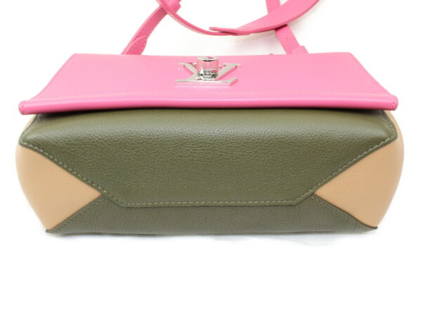 imgrc0073170293 Louis Vuitton Lock Me 2 BB Handbag Leather Pink Khaki