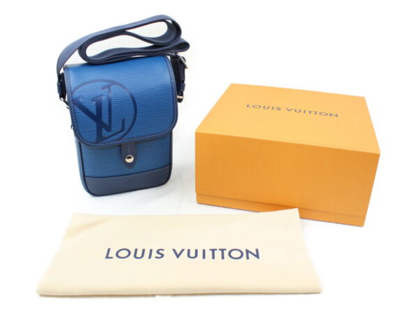 imgrc0073170345 Louis Vuitton Messenger BB Shoulder Bag Epi Blue Azure