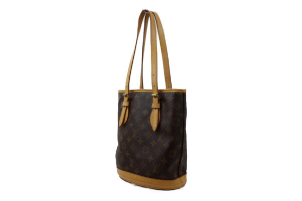 imgrc0073190876 Louis Vuitton Bucket PM Tote Bag Monogram Brown