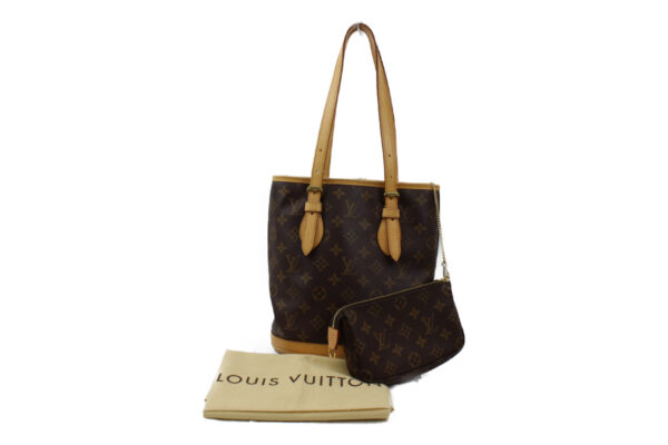 imgrc0073190886 Louis Vuitton Bucket PM Tote Bag Monogram Brown