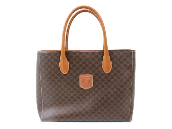 imgrc0073197110 Celine Macadam Tote Bag Brown