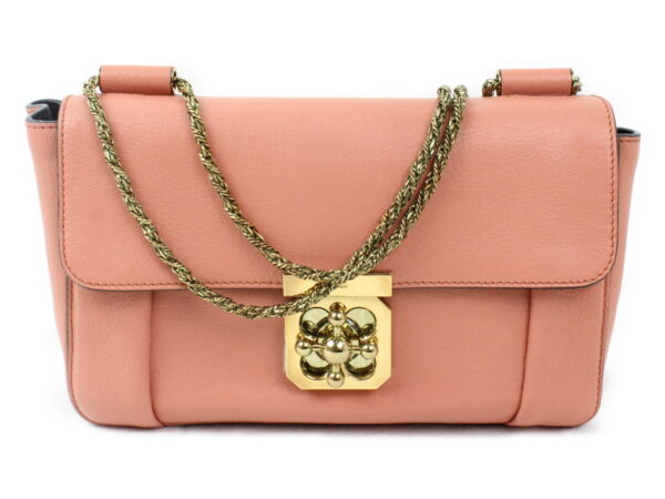 imgrc0073197816 Chloe Elsie 2Way Chain Shoulder Bag Leather Pink