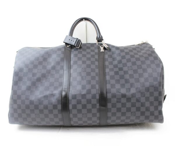 imgrc0073203489 Louis Vuitton Keepall 55 Bandouliere Travel Bag Damier Graphite