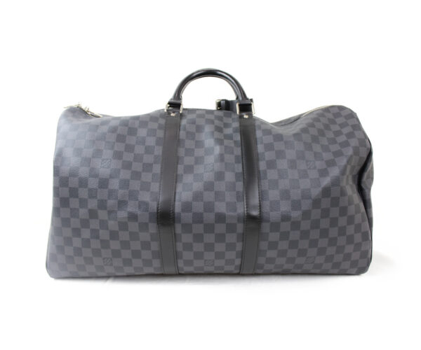 imgrc0073203492 Louis Vuitton Keepall 55 Bandouliere Travel Bag Damier Graphite